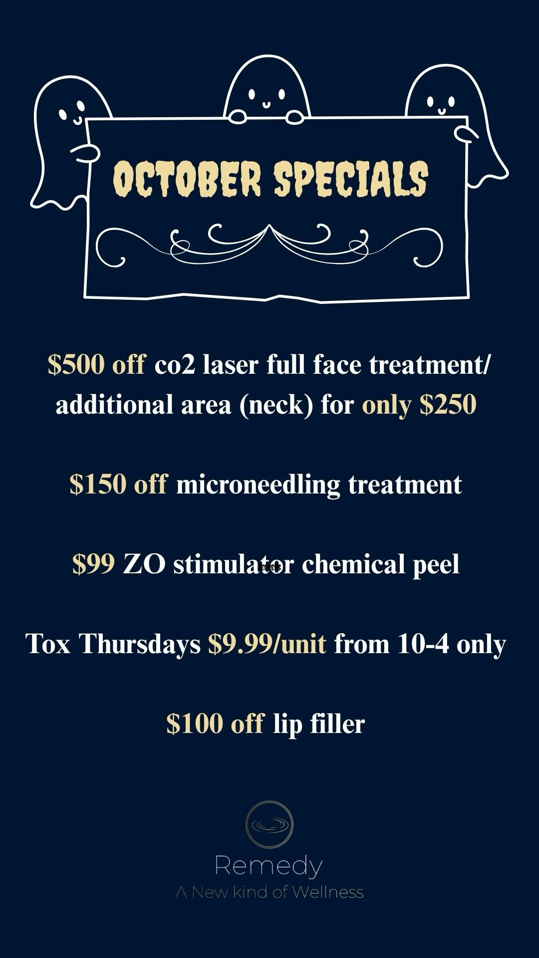 Remedy Medspa October Special